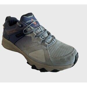Columbia Womens Size 8 Peakfreak Hera Out Dry Blue Gray Hiking Outdoor Sneaker